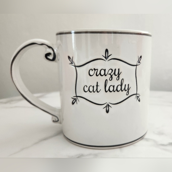 Other - Spectrum Designz Crazy Cat Lady Coffee Tea Mug 21oz. Polka Dots